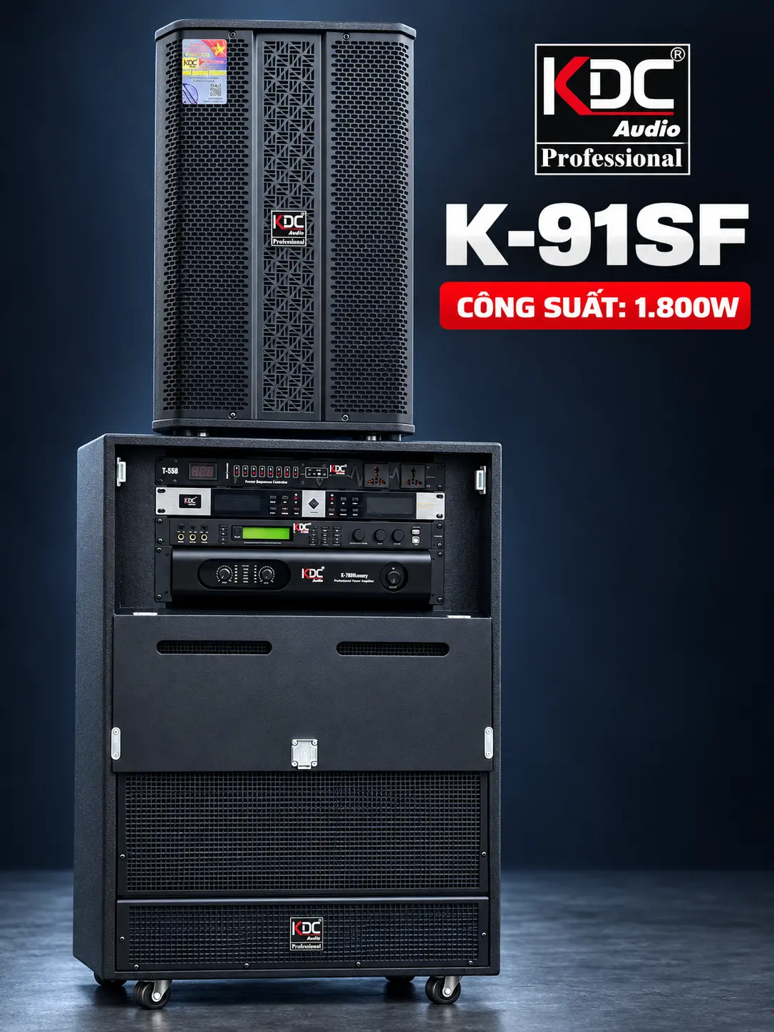 Loa kéo dùng Pin K91SF