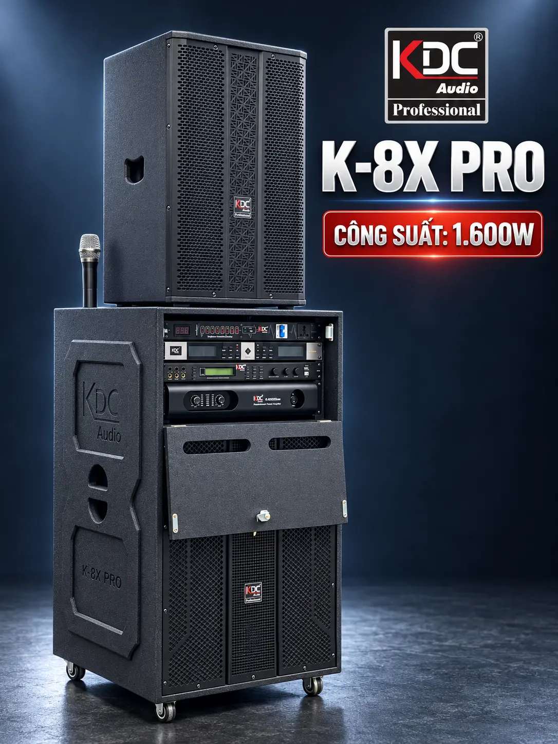 Loa di động dùng Pin K-8X PRO